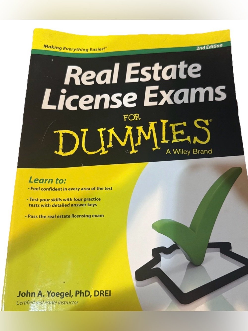 Real Estate License Exams for Dummies by John A. Yoegel‎ (2013, Trade Paperback)